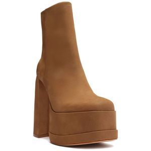 SCHUTZ Selene Casual Suede Bootie
